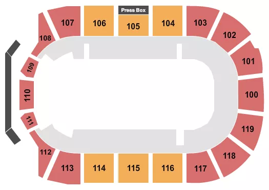 MONSTER JAM Seating Map Seating Chart
