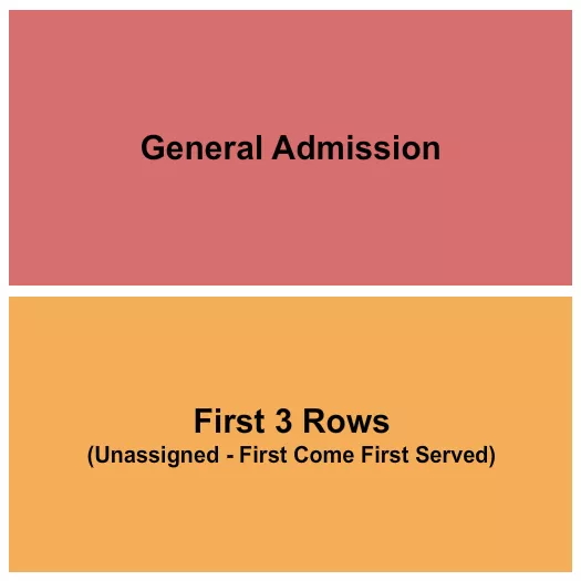 GA FIRST 3 ROWS Seating Map Seating Chart