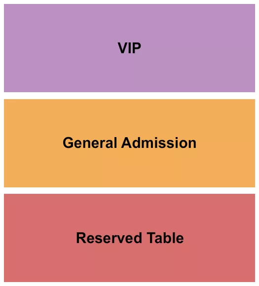 GA VIP TABLE Seating Map Seating Chart