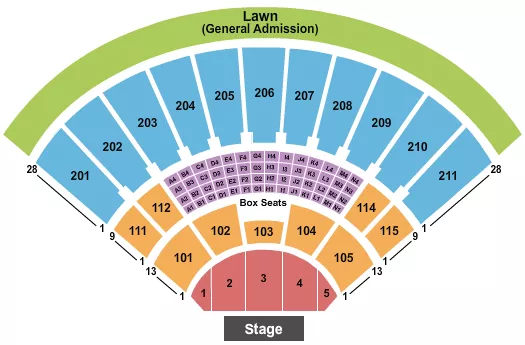 ENDSTAGE FRONT 1 5 Seating Map Seating Chart