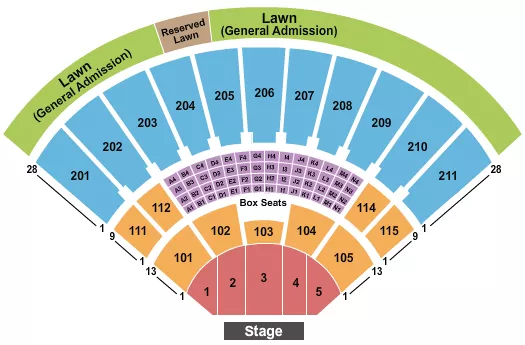 ENDSTAGE 3 Seating Map Seating Chart