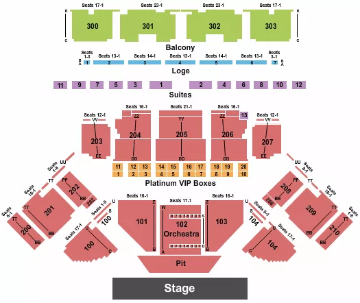 ENDSTAGE GA PIT 2 Seating Map Seating Chart