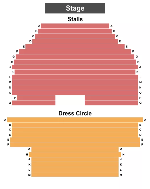 ENDSTAGE Seating Map Seating Chart