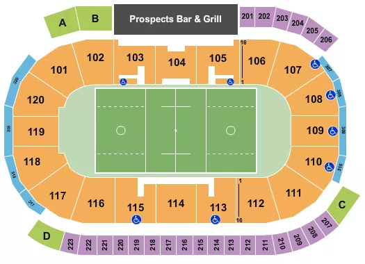 LACROSSE Seating Map Seating Chart