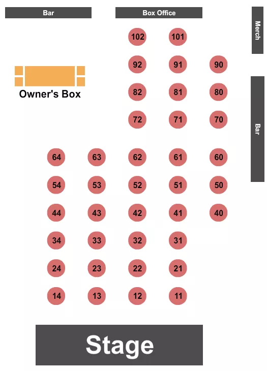 TABLES 3 Seating Map Seating Chart