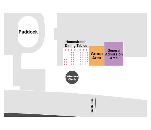 ENDSTAGE GA 2 Seating Map Seating Chart