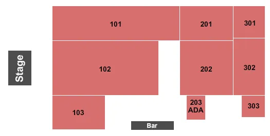 ENDSTAGE Seating Map Seating Chart