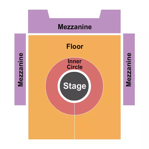 CENTER STAGE Seating Map Seating Chart