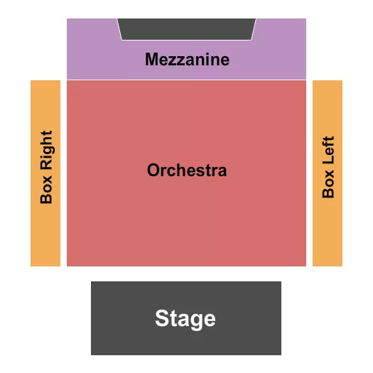 END STAGE Seating Map Seating Chart