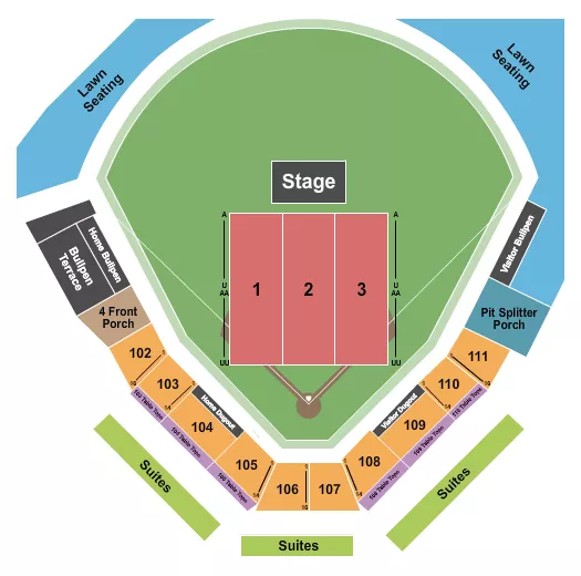 CONCERT 2 Seating Map Seating Chart