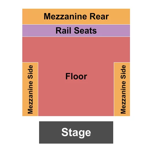 ENDSTAGE Seating Map Seating Chart