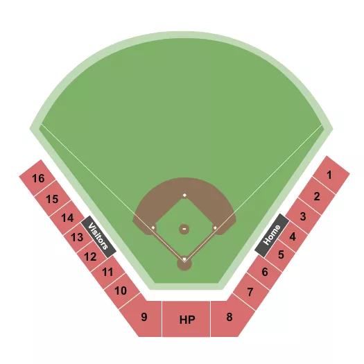 BASEBALL Seating Map Seating Chart