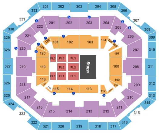 HALF HOUSE Seating Map Seating Chart