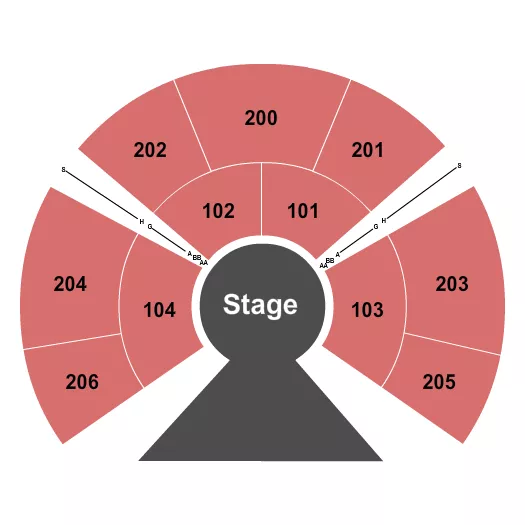 UNDER THE BIG TOP TORONTO CIRQUE DU SOLEIL 2 Seating Map Seating Chart