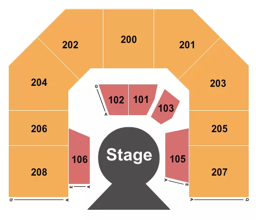 UNDER THE BIG TOP TORONTO CIRQUE DU SOLEIL Seating Map Seating Chart