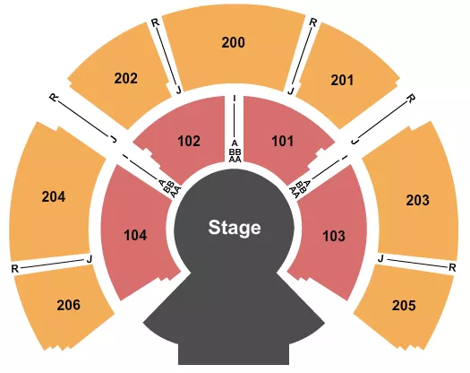 UNDER THE BIG TOP FERIA DE NAVIDAD CIRQUE Seating Map Seating Chart