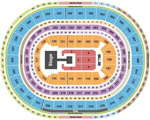 P1HARMONY Seating Map Seating Chart