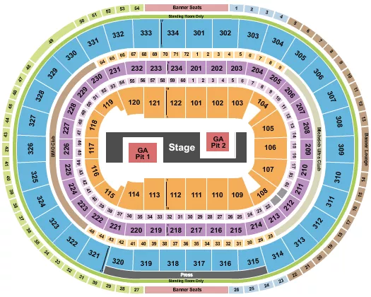 TWICE Seating Map Seating Chart