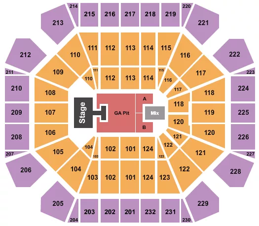ELLA LANGLEY Seating Map Seating Chart