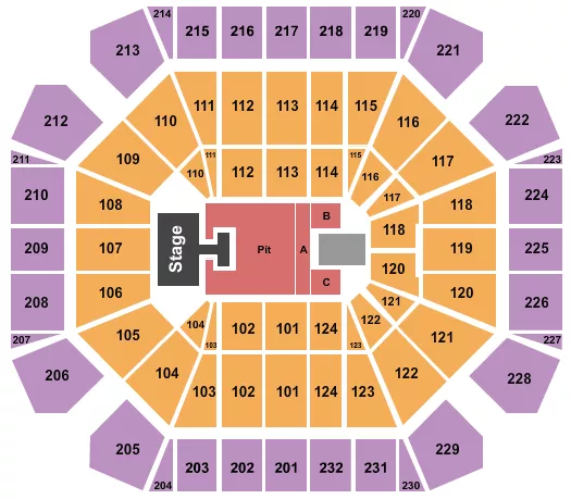 RILEY GREEN Seating Map Seating Chart