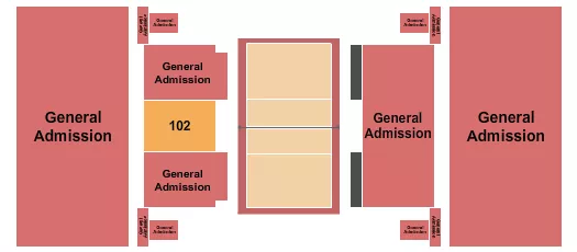 VOLLEYBALL Seating Map Seating Chart