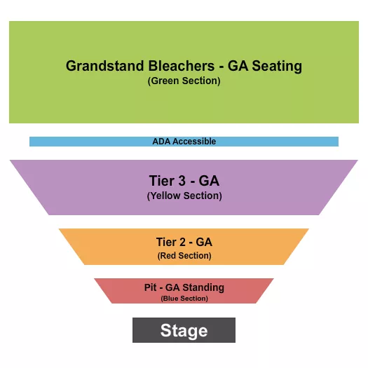GA BY LEVEL Seating Map Seating Chart