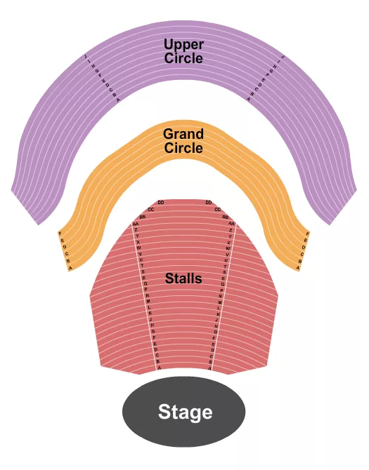 USHER HALL EDINBURGH ENDSTAGE Seating Map Seating Chart