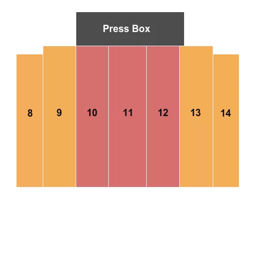 VALLEY CHILDRENS STADIUM DCI Seating Map Seating Chart