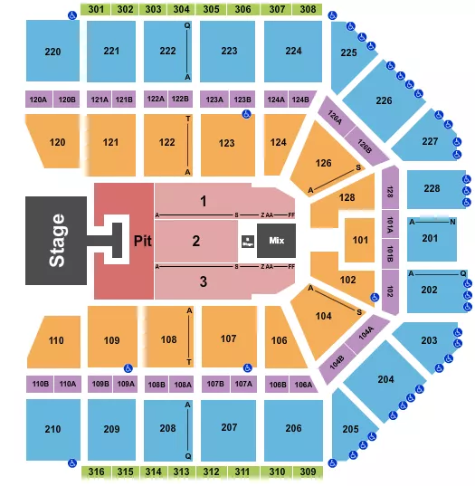 RILEY GREEN Seating Map Seating Chart