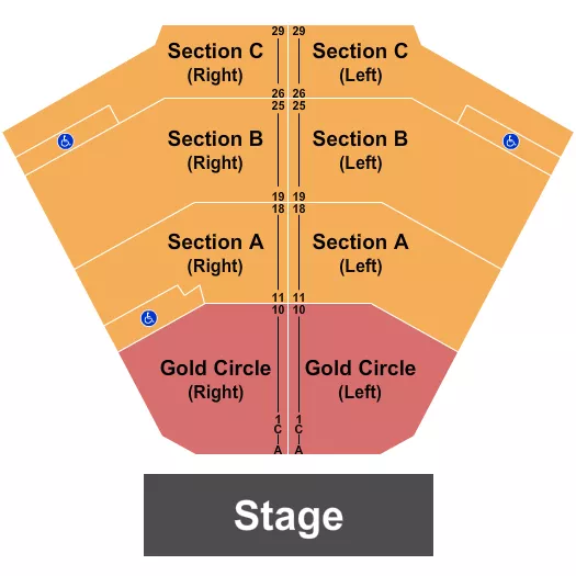 ENDSTAGE GC Seating Map Seating Chart