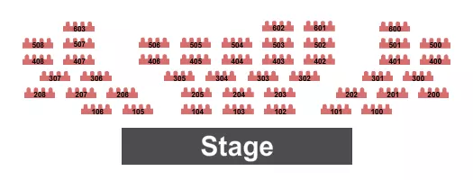 ENDSTAGE Seating Map Seating Chart