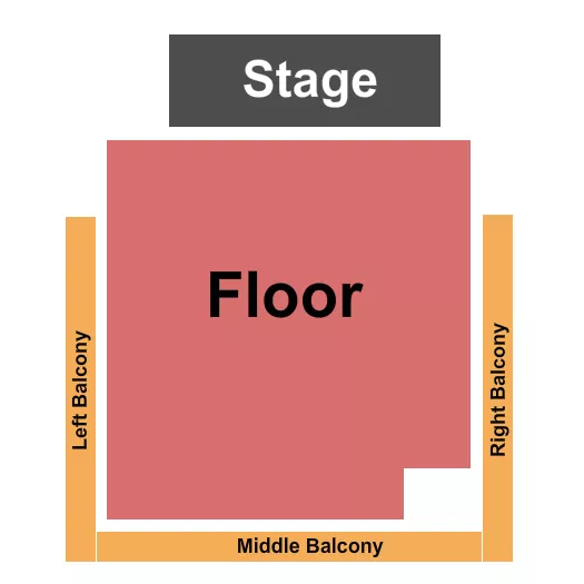 VARSITY THEATER MN GA FLOOR 2 Seating Map Seating Chart
