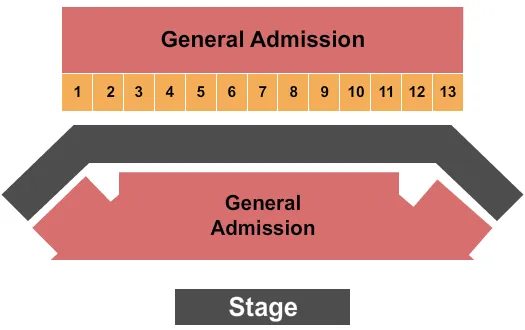 MARSHALL TUCKER BAND Seating Map Seating Chart