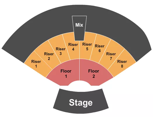 ENDSTAGE NO LAWN Seating Map Seating Chart