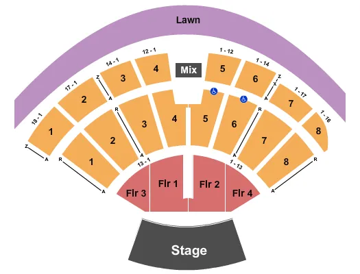 ENDSTAGE 3 Seating Map Seating Chart