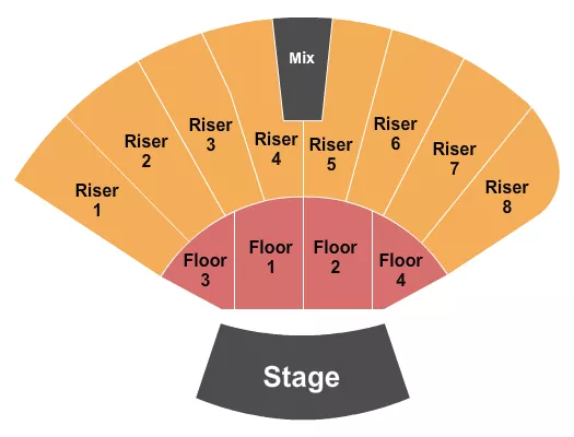 ENDSTAGE 4 Seating Map Seating Chart