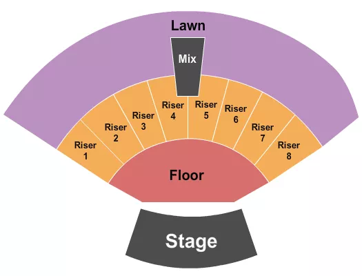 ENDSTAGE FLOOR Seating Map Seating Chart