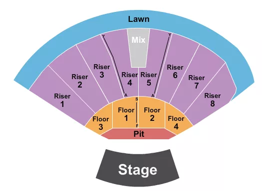 ENDSTAGE GA PIT Seating Map Seating Chart