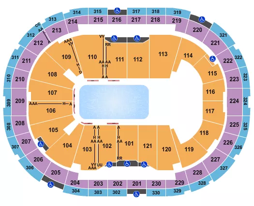 CIRQUE DU SOLEIL CRYSTAL Seating Map Seating Chart