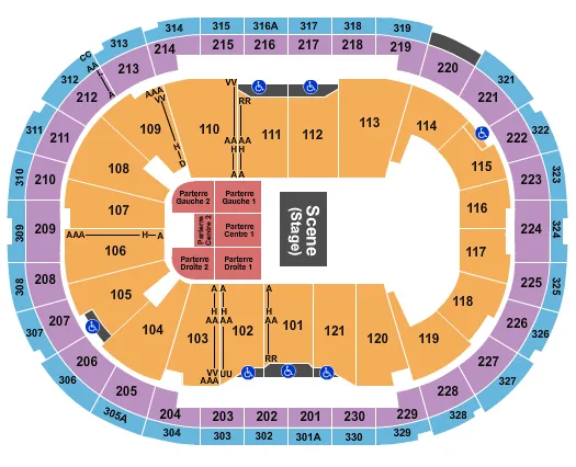 HALF FLOOR Seating Map Seating Chart