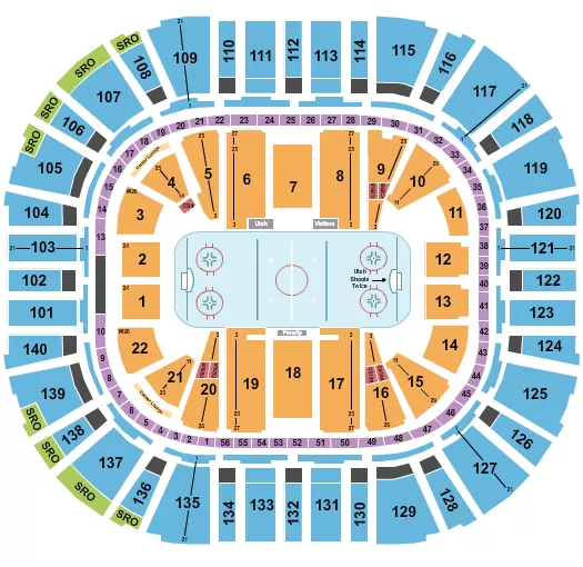HOCKEY 2 Seating Map Seating Chart