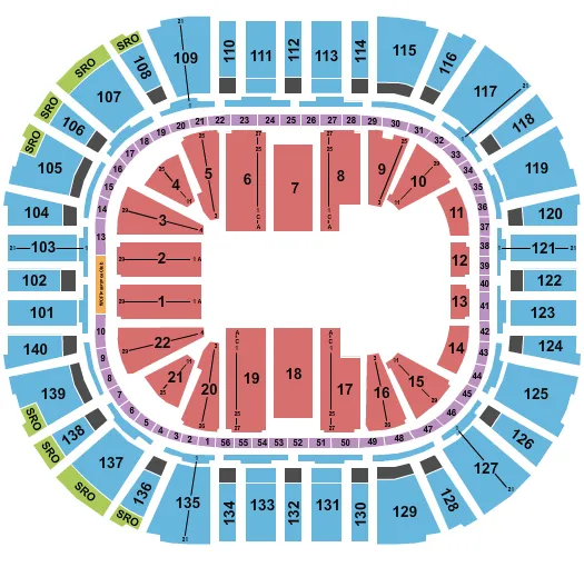 OPEN FLOOR Seating Map Seating Chart