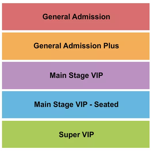 COUNTRY FEST Seating Map Seating Chart