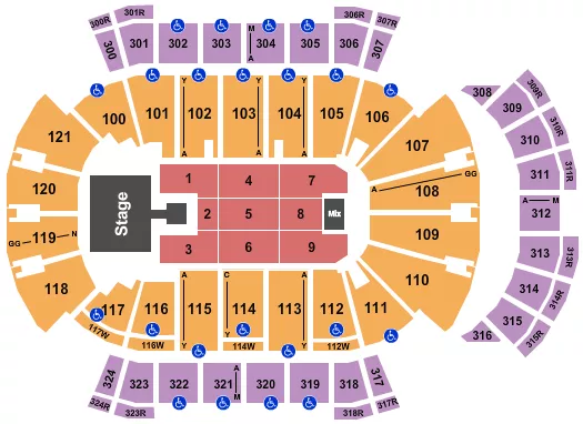 BRANDY Seating Map Seating Chart