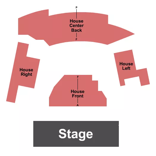 ENDSTAGE Seating Map Seating Chart
