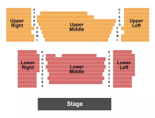 ENDSTAGE Seating Map Seating Chart