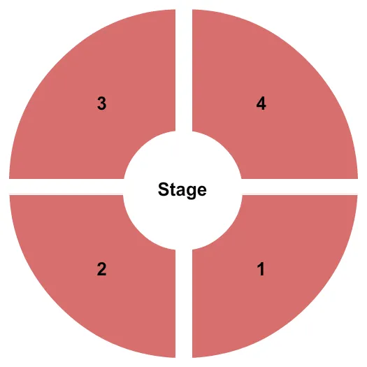 CENTER STAGE Seating Map Seating Chart