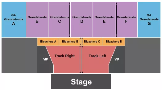 ENDSTAGE RSV VIP Seating Map Seating Chart