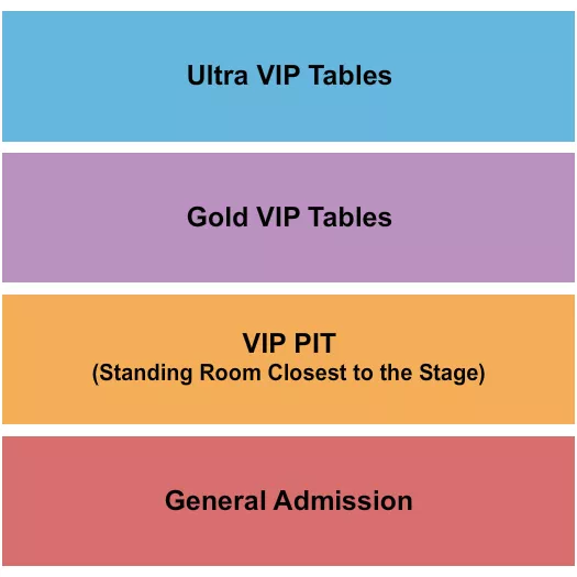GA VIP GOLD ULTRA Seating Map Seating Chart
