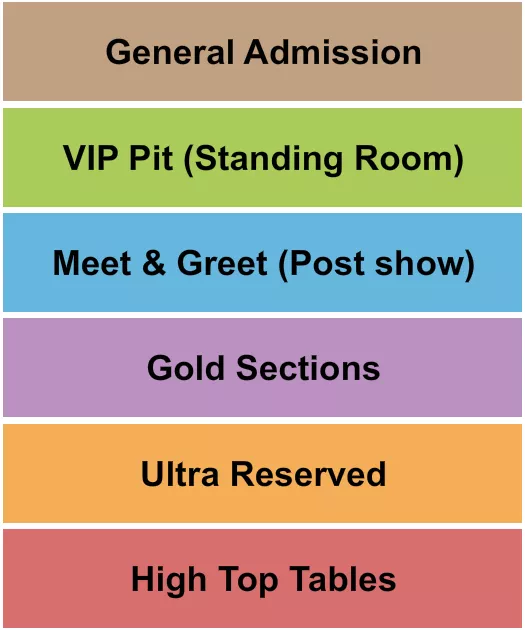 GA VIP GOLD ULTRA 2 Seating Map Seating Chart